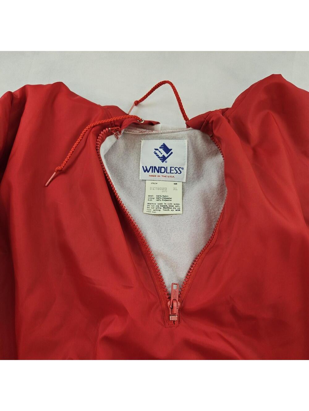 Notre Dame Irish Tennis Windbreaker Hooded Satin Jacket Men XL USA Vintage 70's - Picture 13 of 15